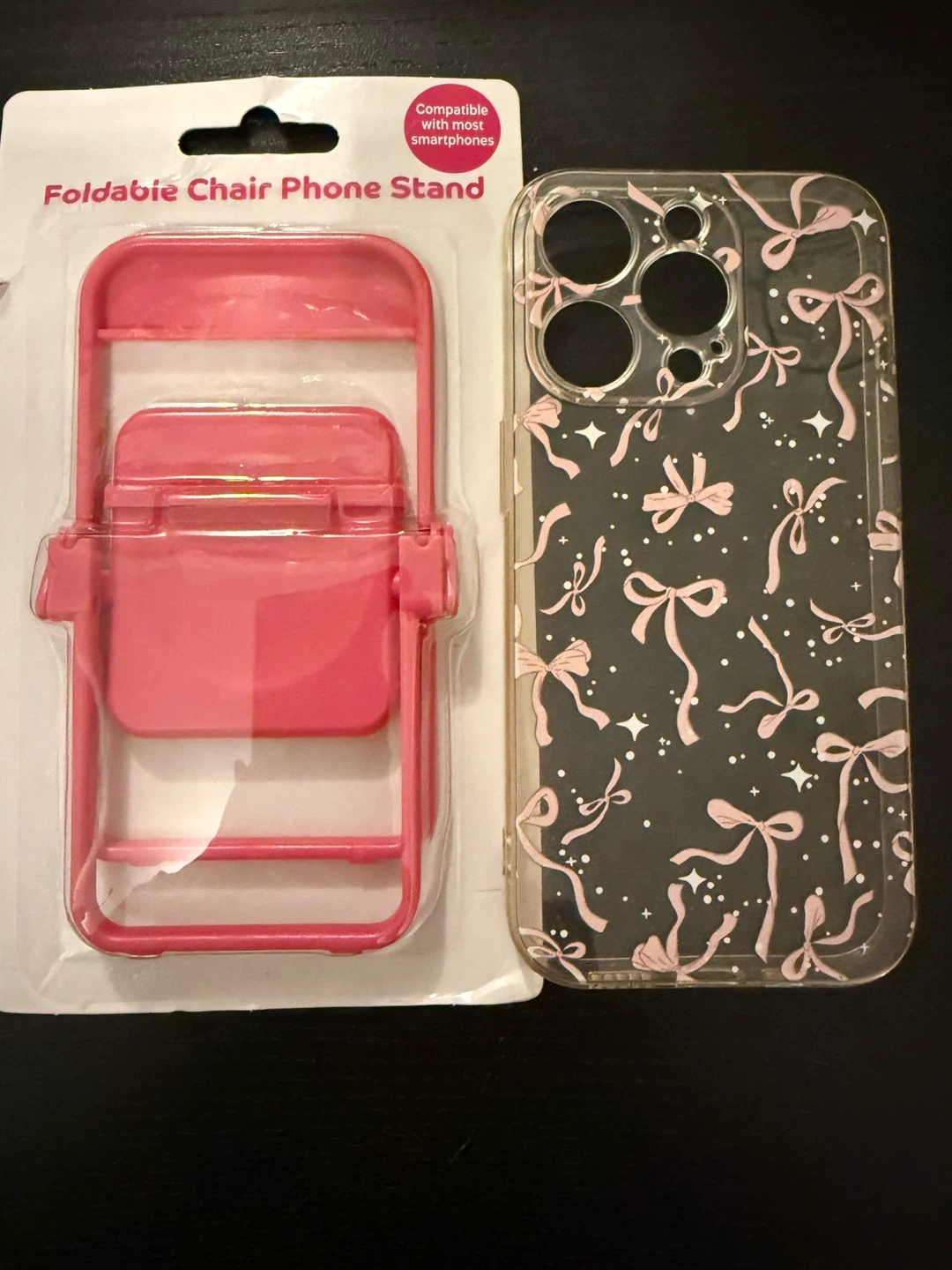 Foldable Chair Phone Stand & iPhone Case