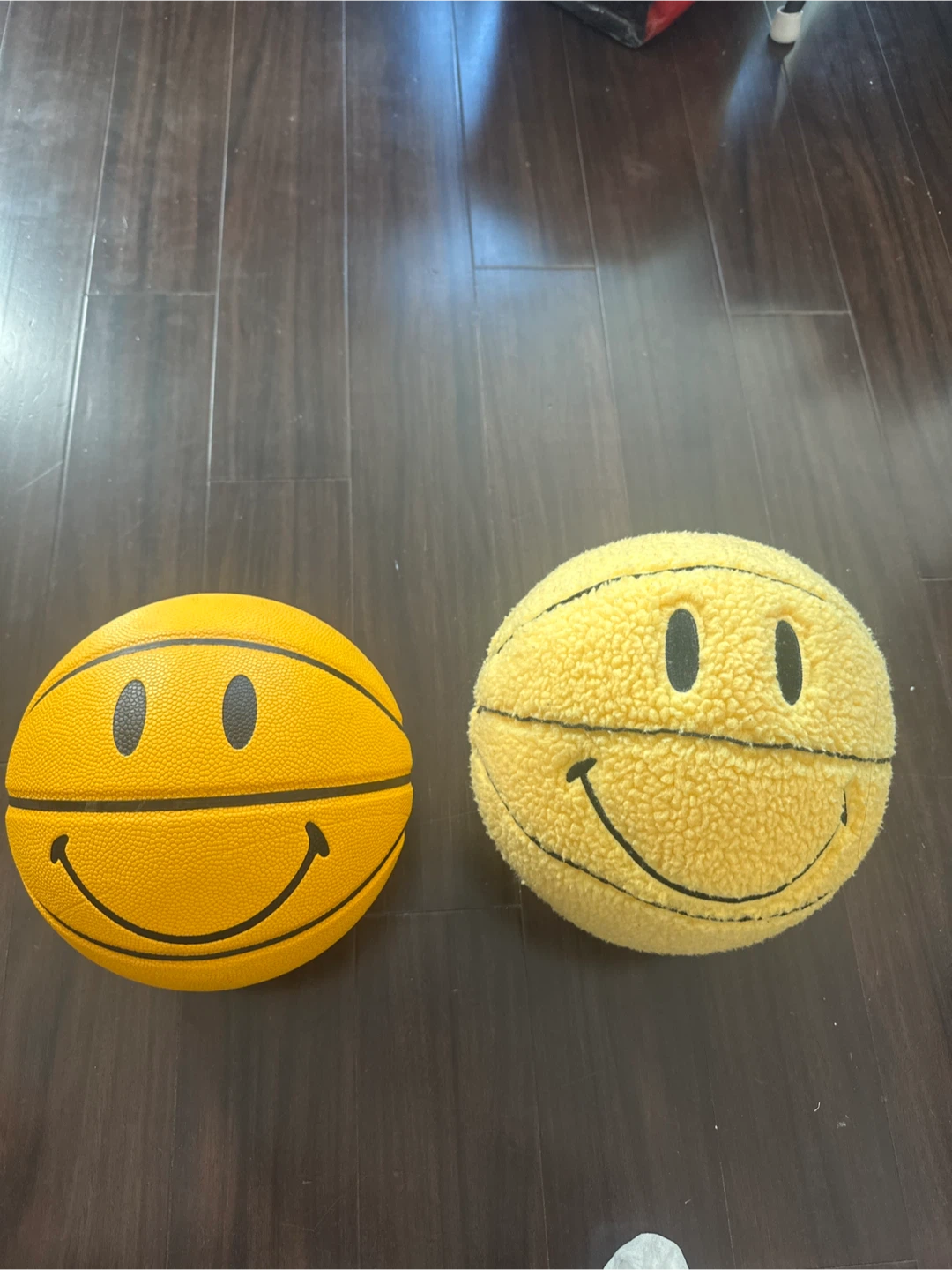 Smile Face Basketballs - Yellow