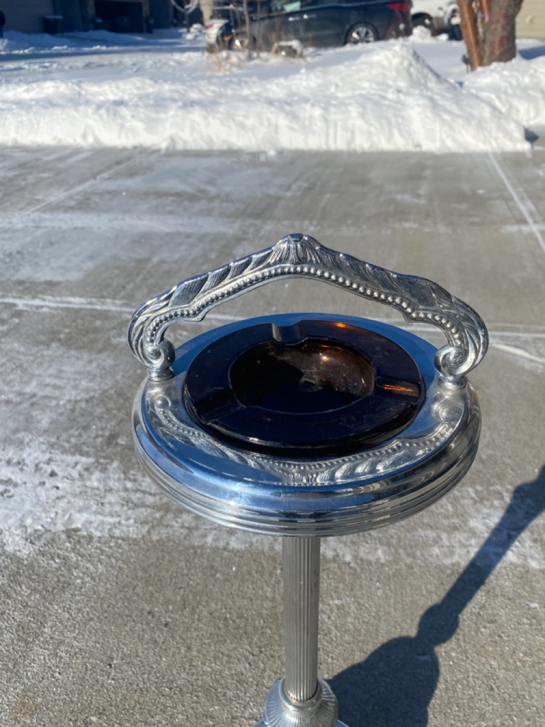 Vintage Standing Ashtray - photo 3