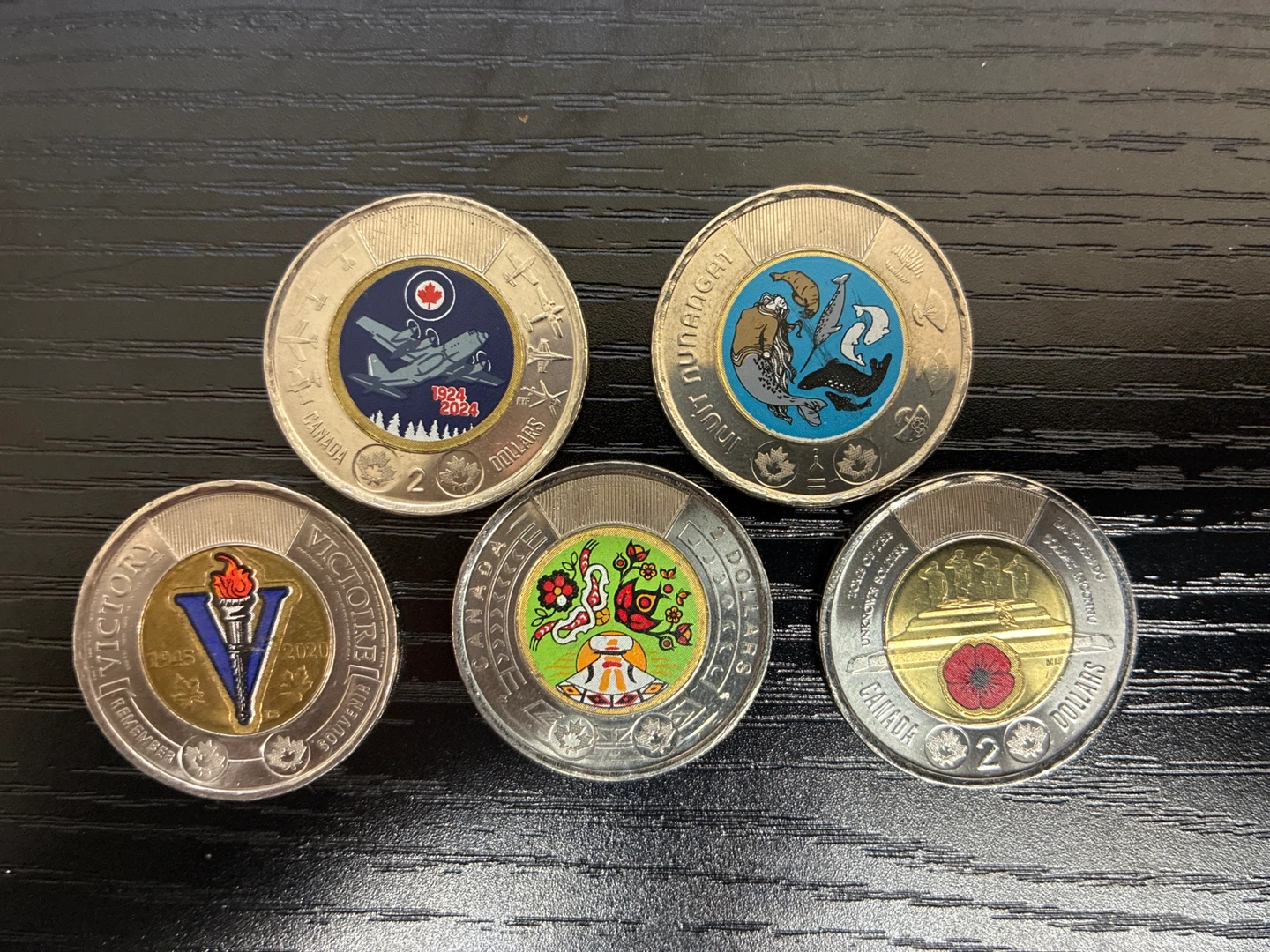 Colour Design Canadian Toonies