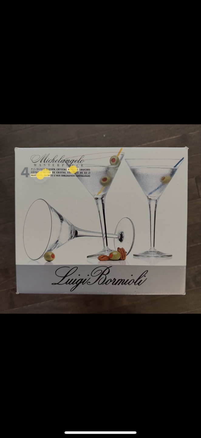 Luigi Bormioli Michelangelo Wine and Martini Glasses - photo 3