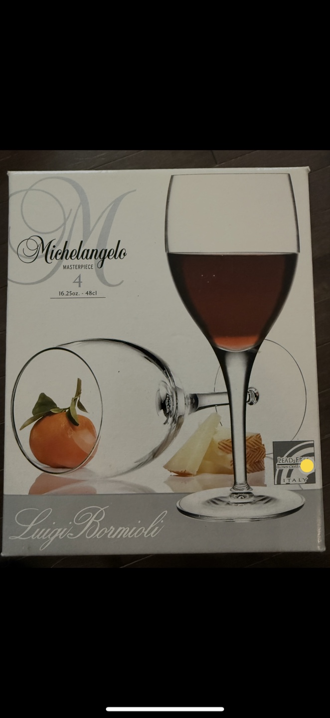Luigi Bormioli Michelangelo Wine and Martini Glasses
