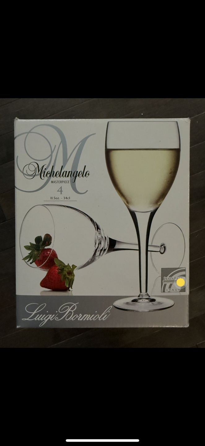 Luigi Bormioli Michelangelo Wine and Martini Glasses - photo 2