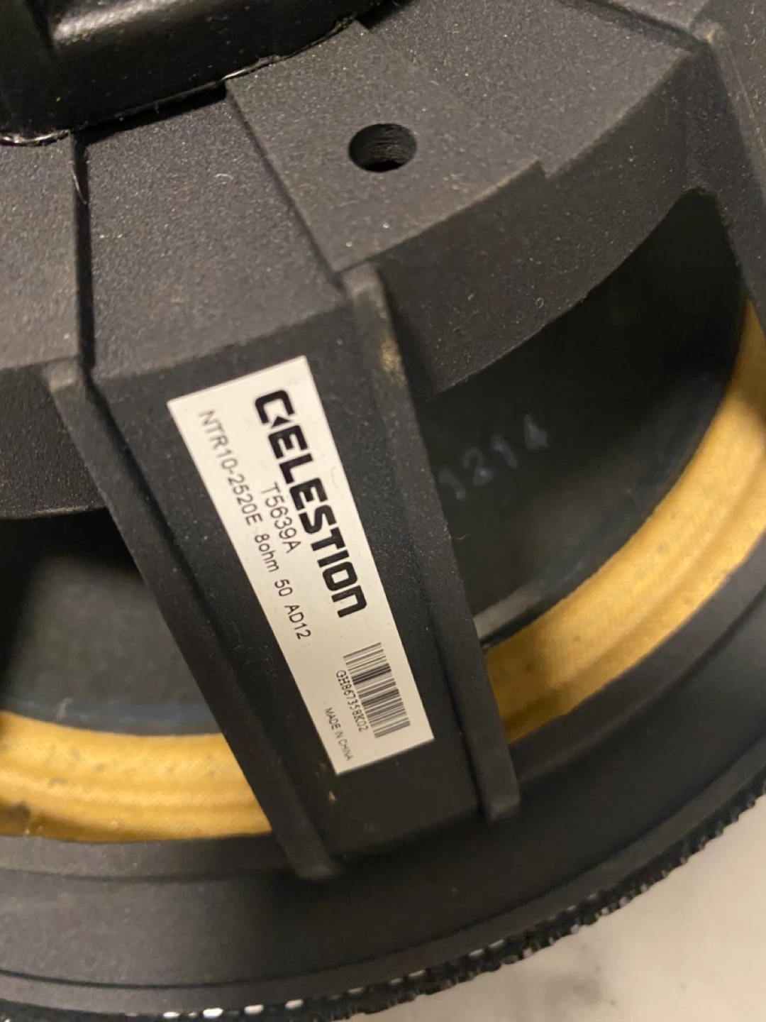 Celestion NTR10-2520E 8 Ohm 50 AD12 Speaker - photo 2