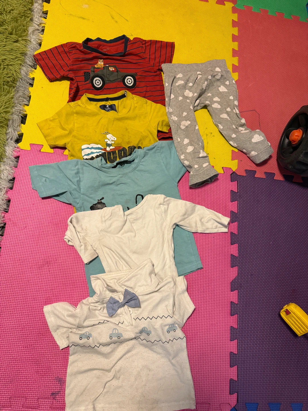 Baby/Toddler Clothes & Toy Car Bundle