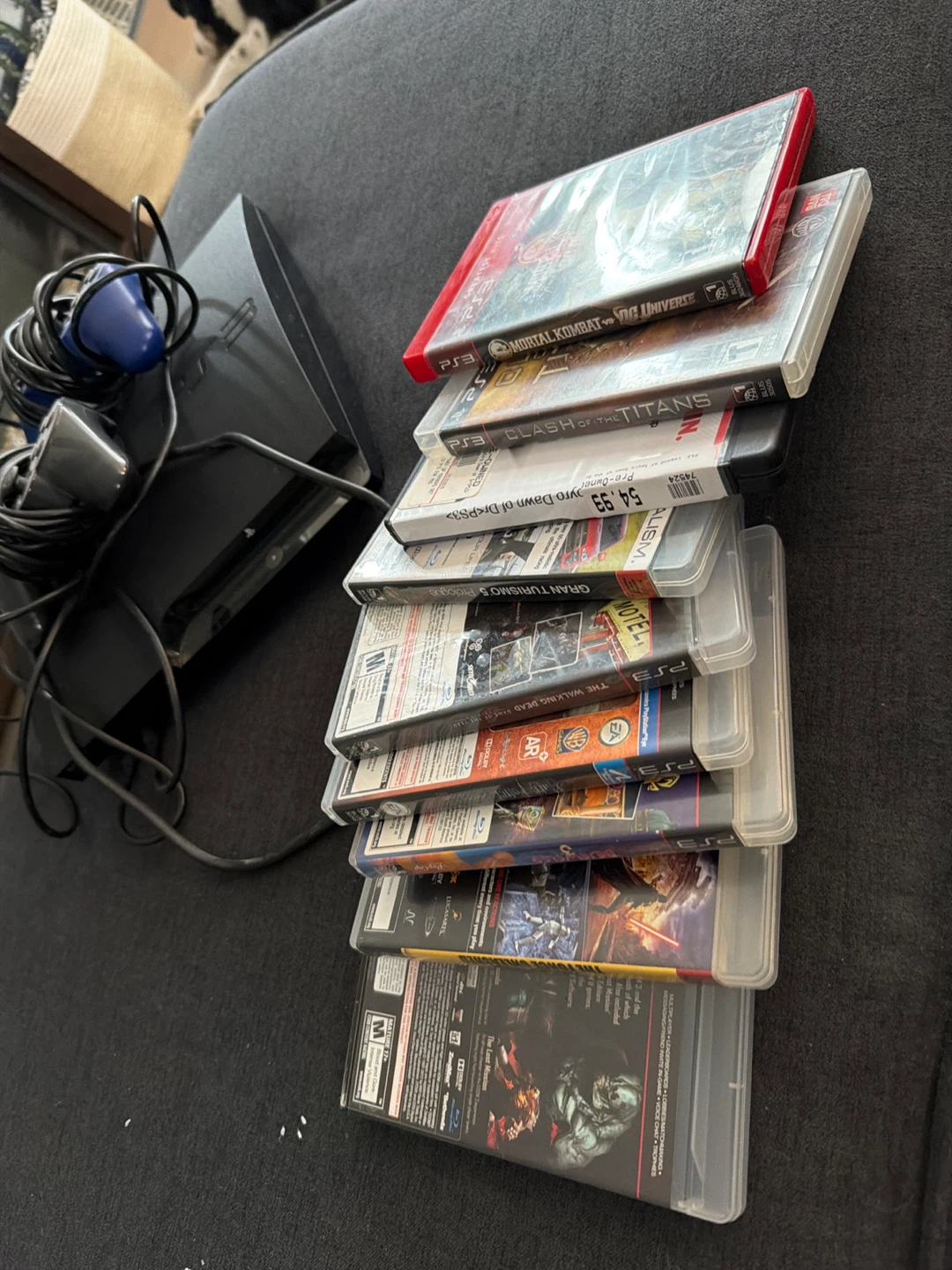 PlayStation 3 Console with Games - photo 2