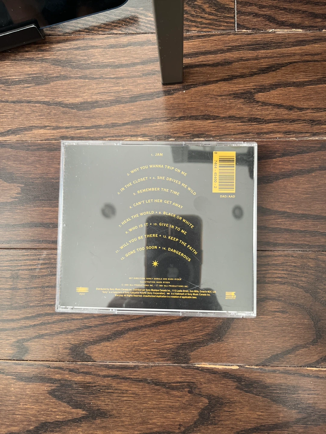 Michael Jackson - Dangerous CD - photo 2