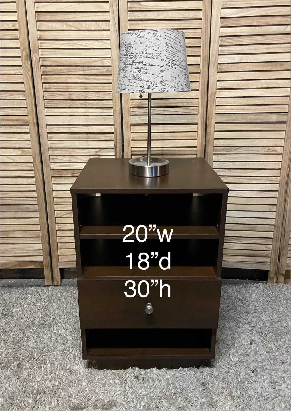 Brown Nightstand - photo 5