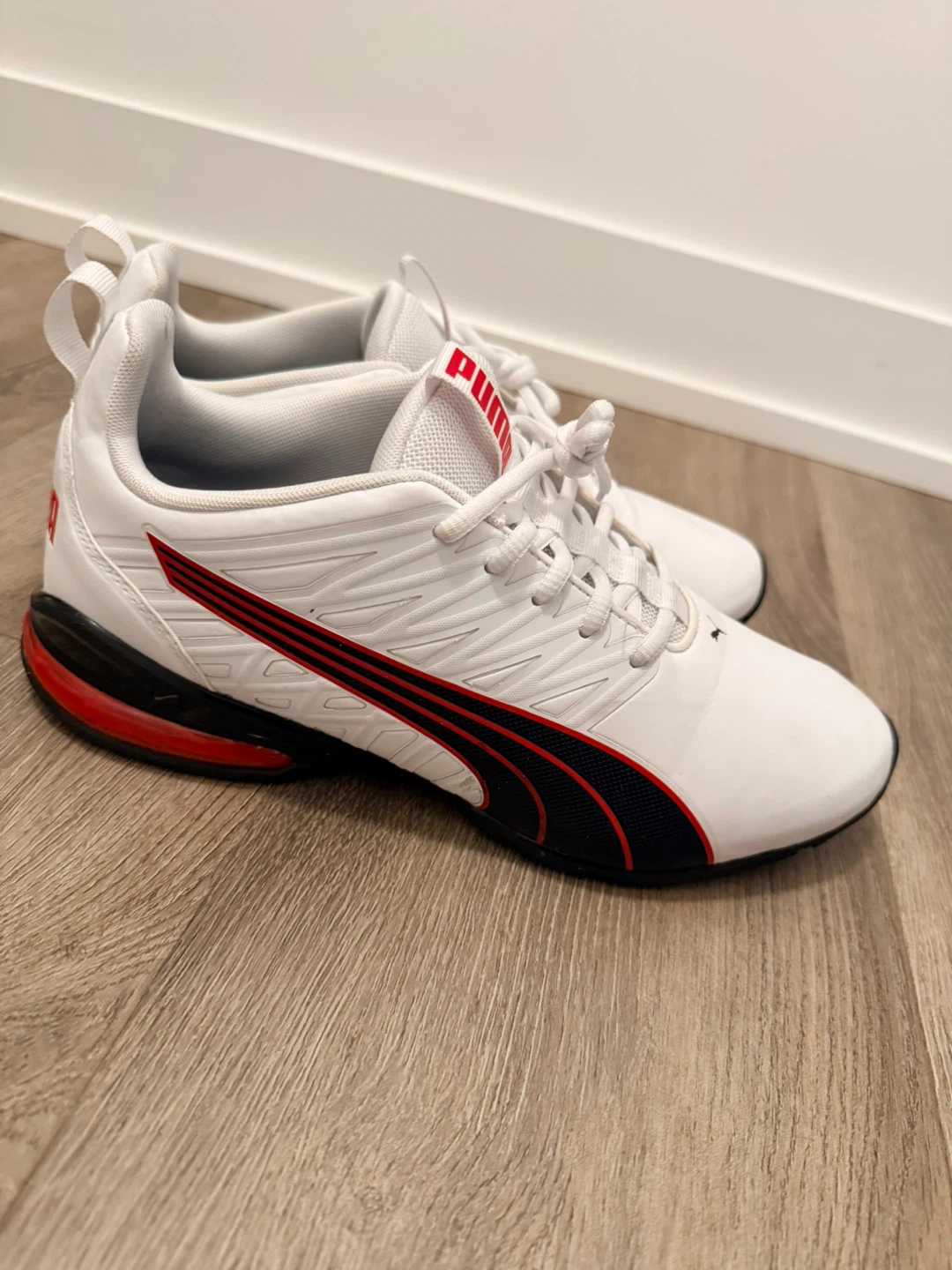 Puma White/Red Sneakers - photo 3