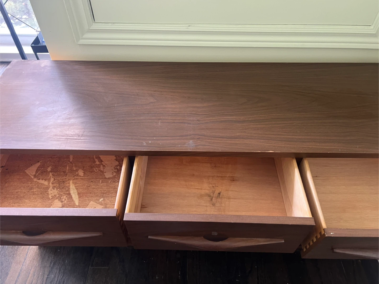 Long Wooden Dresser with 7 Drawers - photo 5
