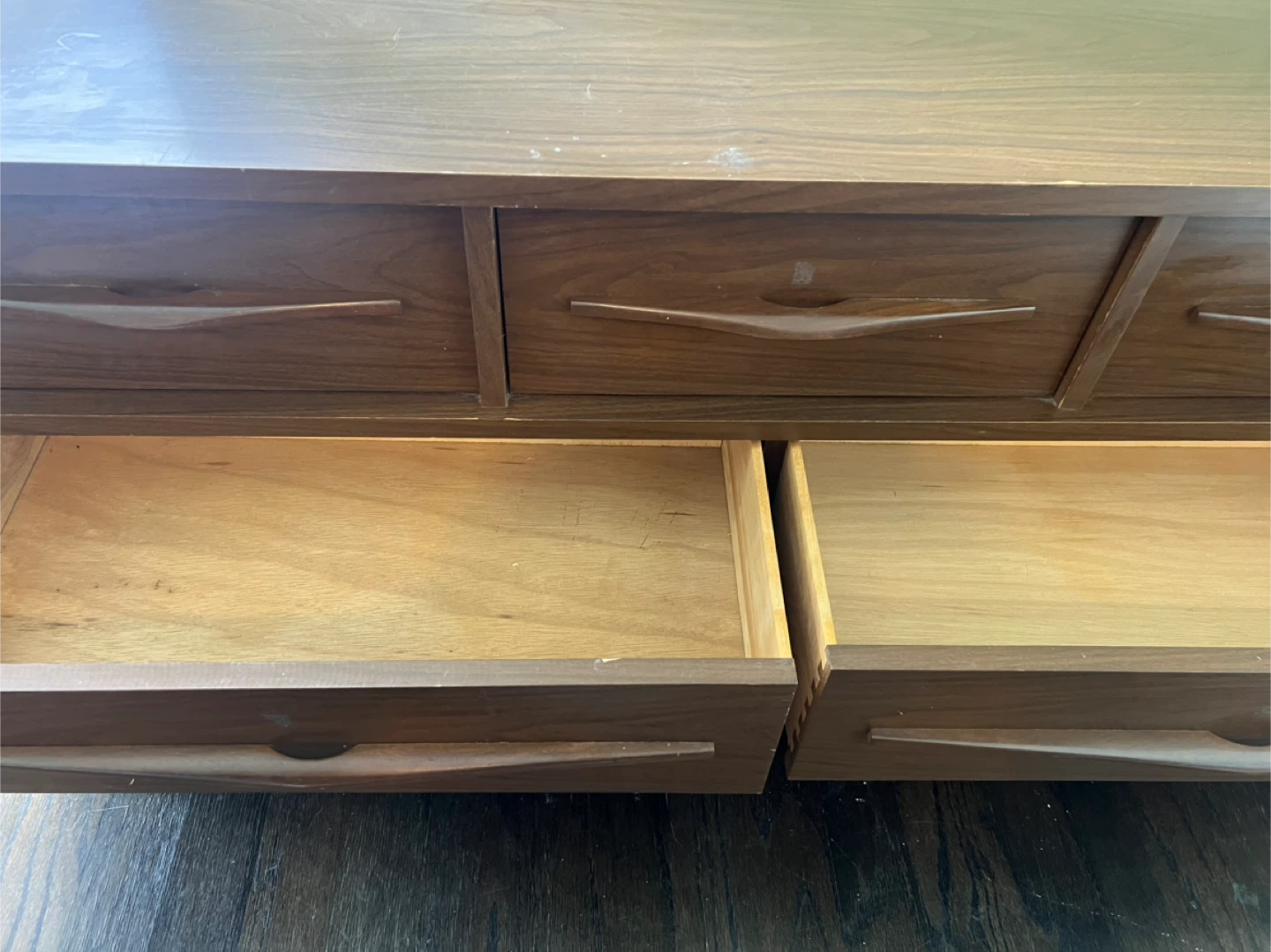 Long Wooden Dresser with 7 Drawers - photo 4