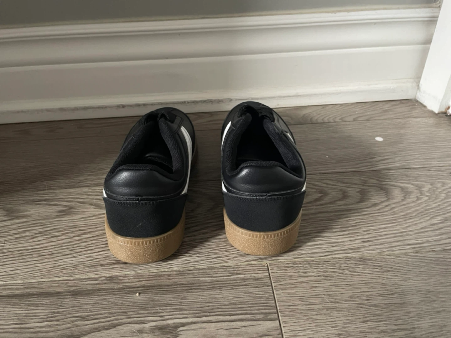 Black Sneakers with White Stripe - photo 3