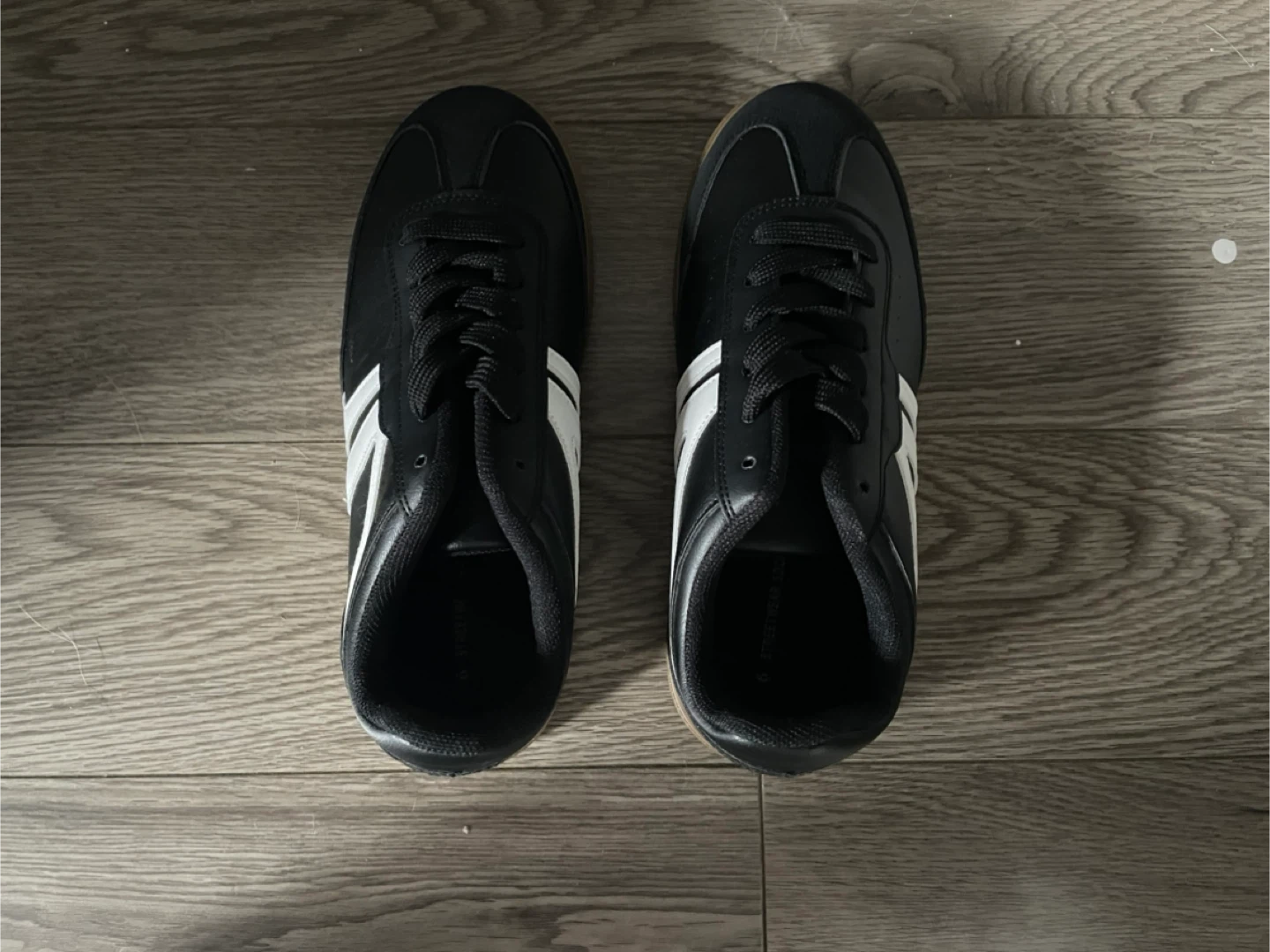 Black Sneakers with White Stripe - photo 2