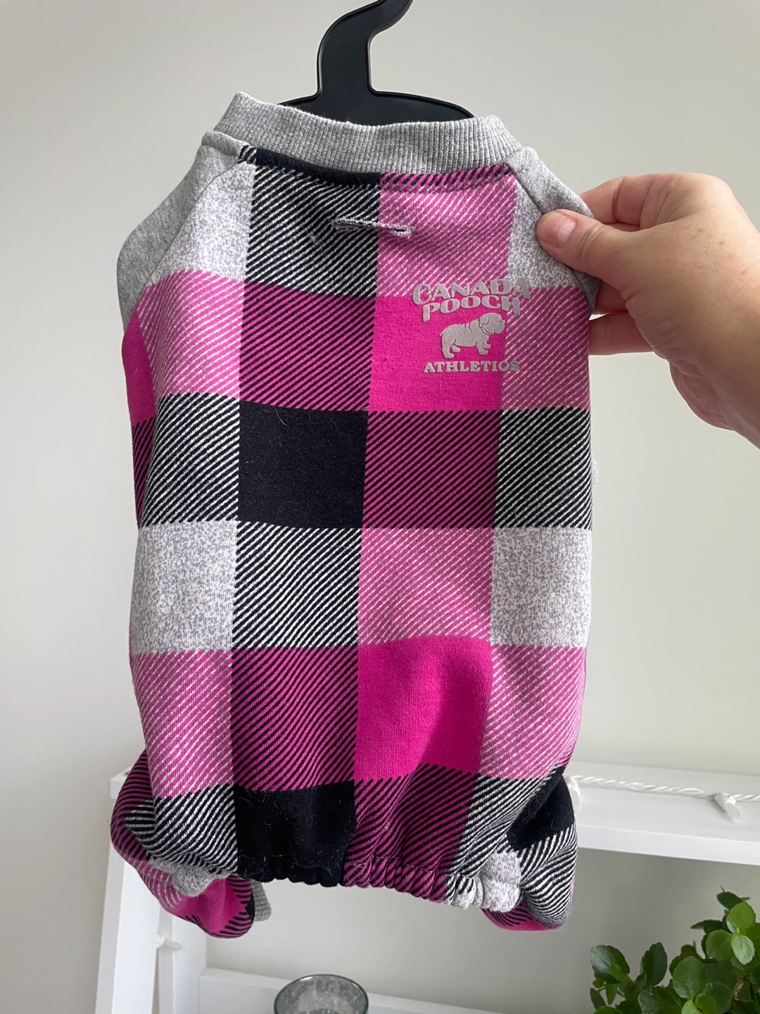 Canada Pooch Fleece Onsie - size 12