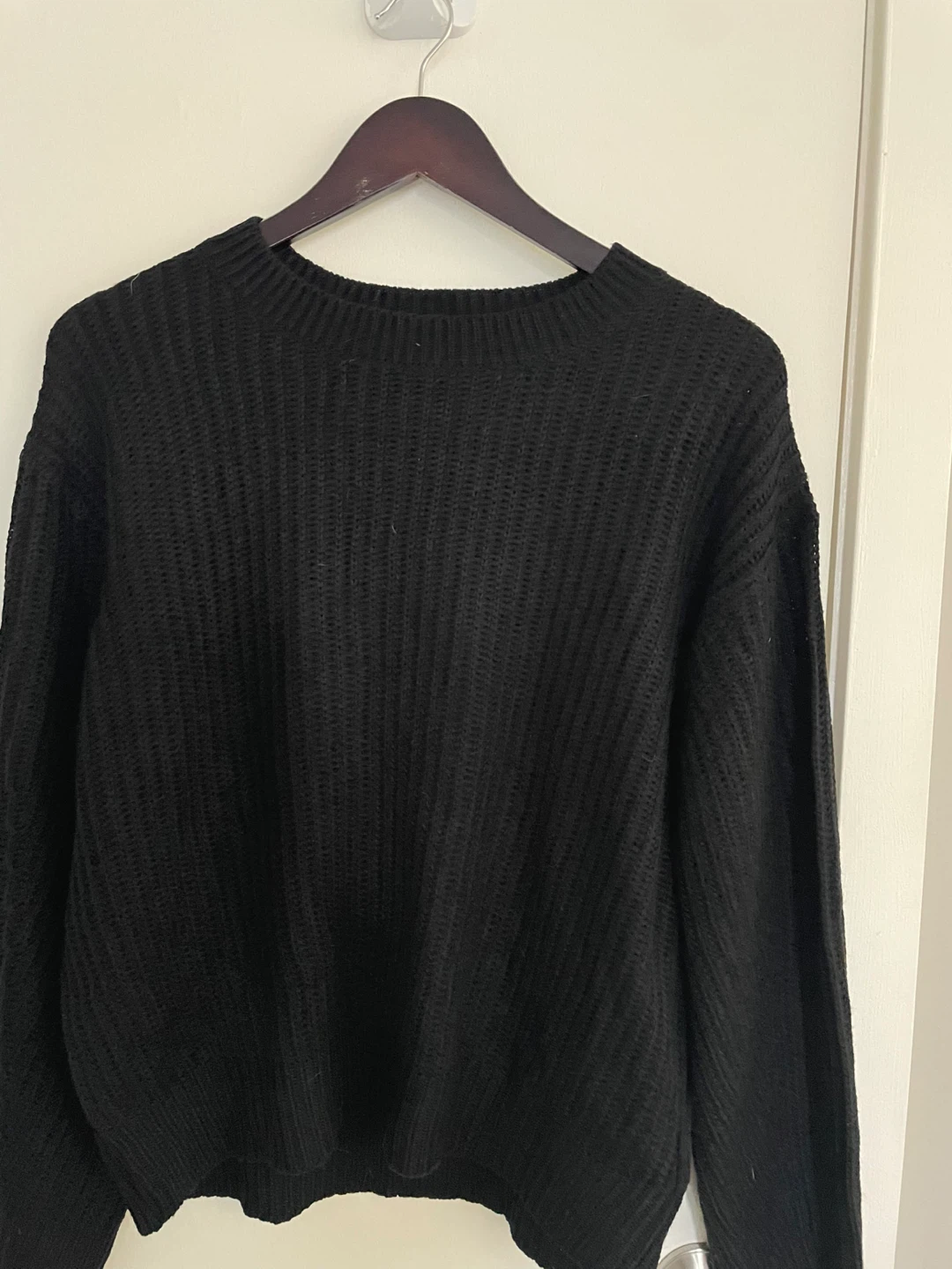 Black Knit Sweater