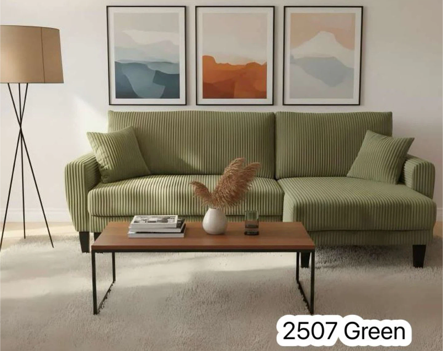 2507 Cream Sofa Bed - photo 2