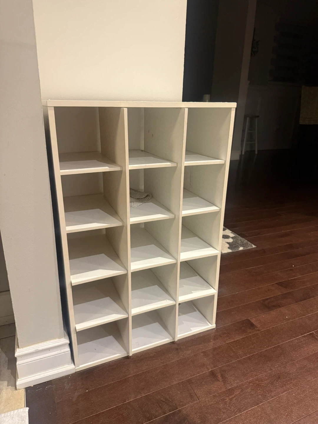 White Cube Storage Shelf