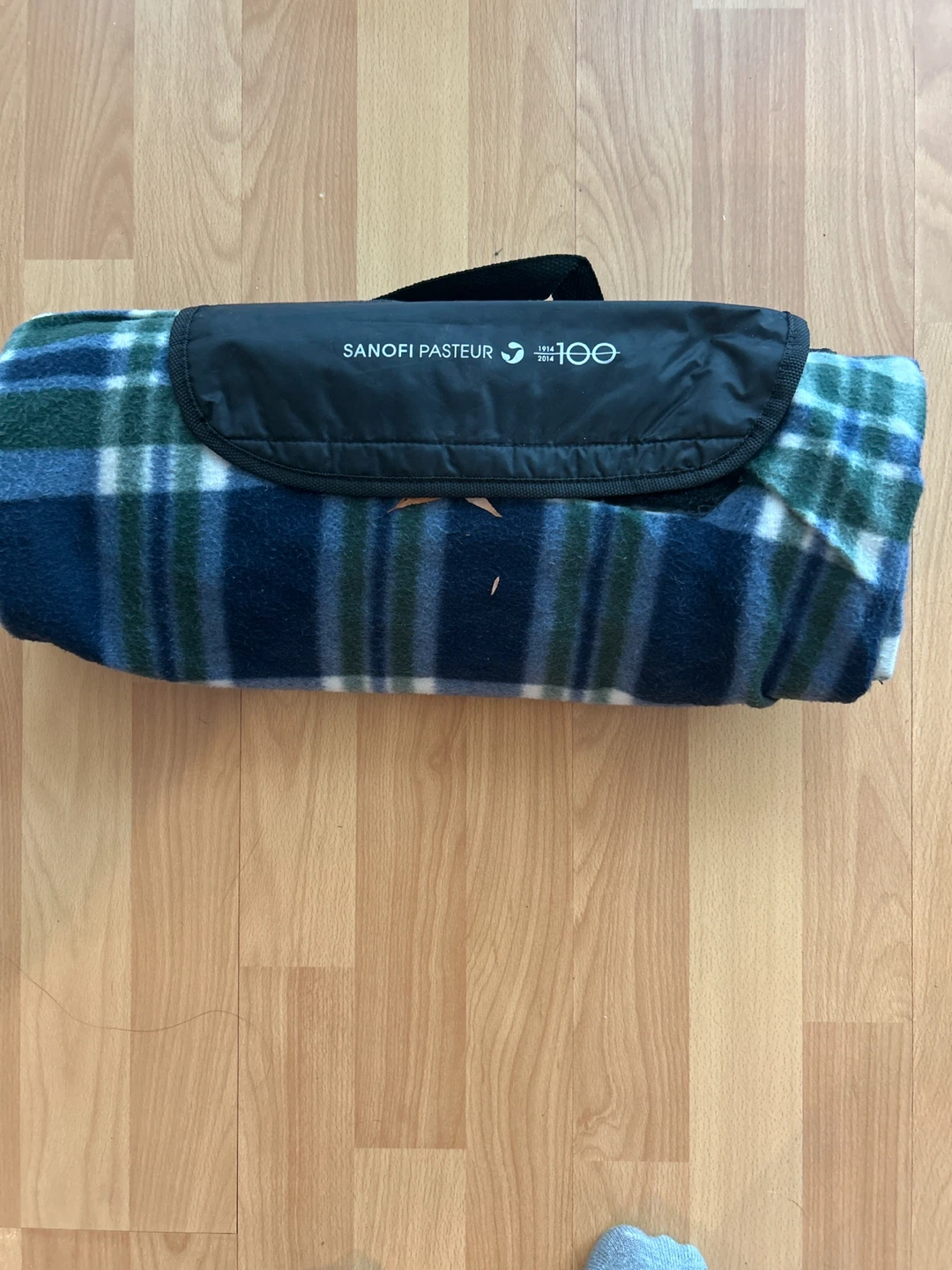 Sanofi Pasteur Plaid Picnic Blanket