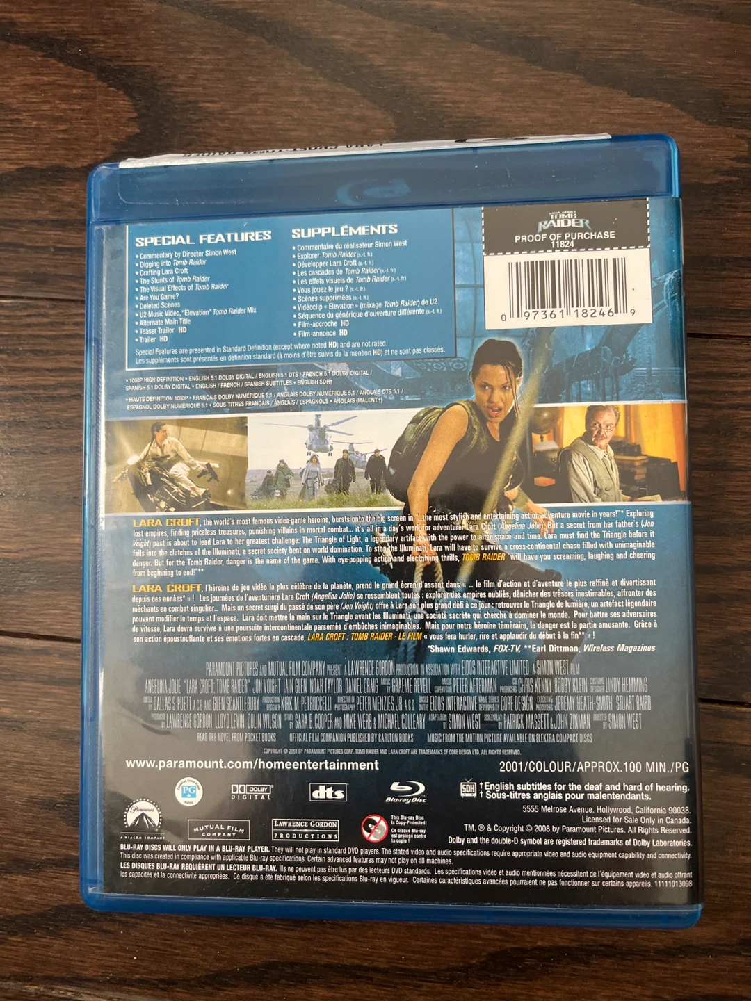 Lara Croft Tomb Raider Blu-ray Disc - photo 2