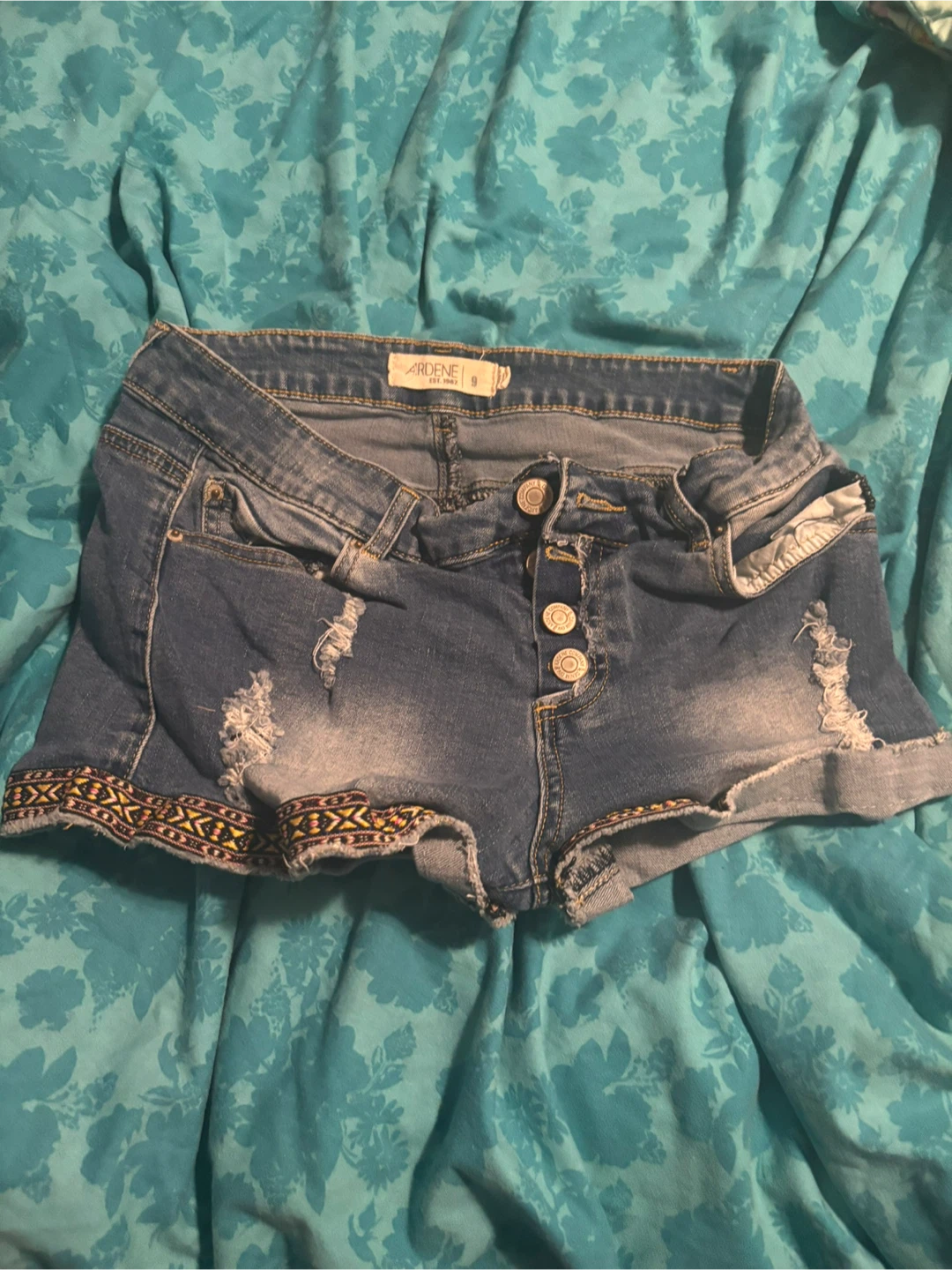 Ardene Denim Shorts - Size 9