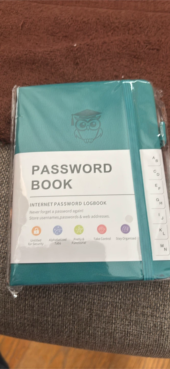 New Password Book, Internet Password Logbook