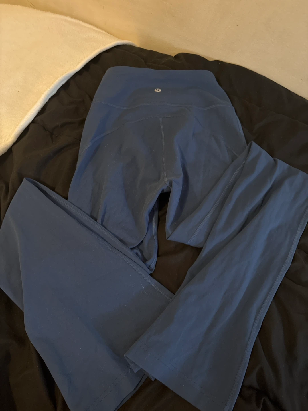 Blue twill blue lulu flare tights - photo 2