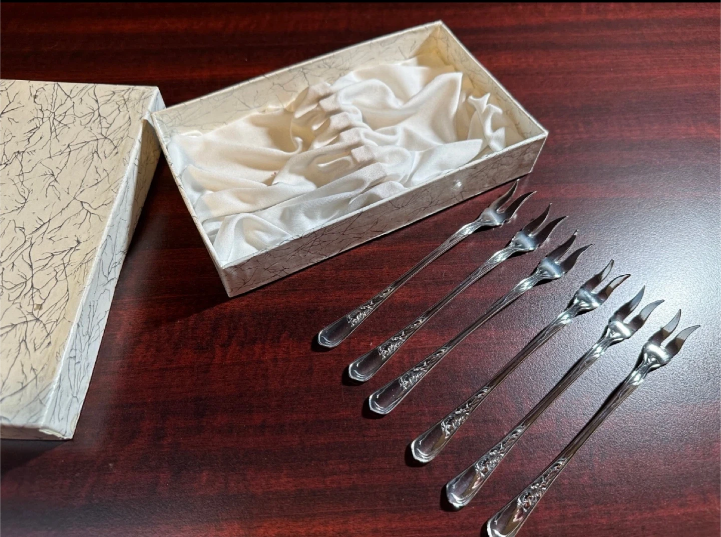 Plata Elegante Pesa Silver Plate Forks Set - photo 4