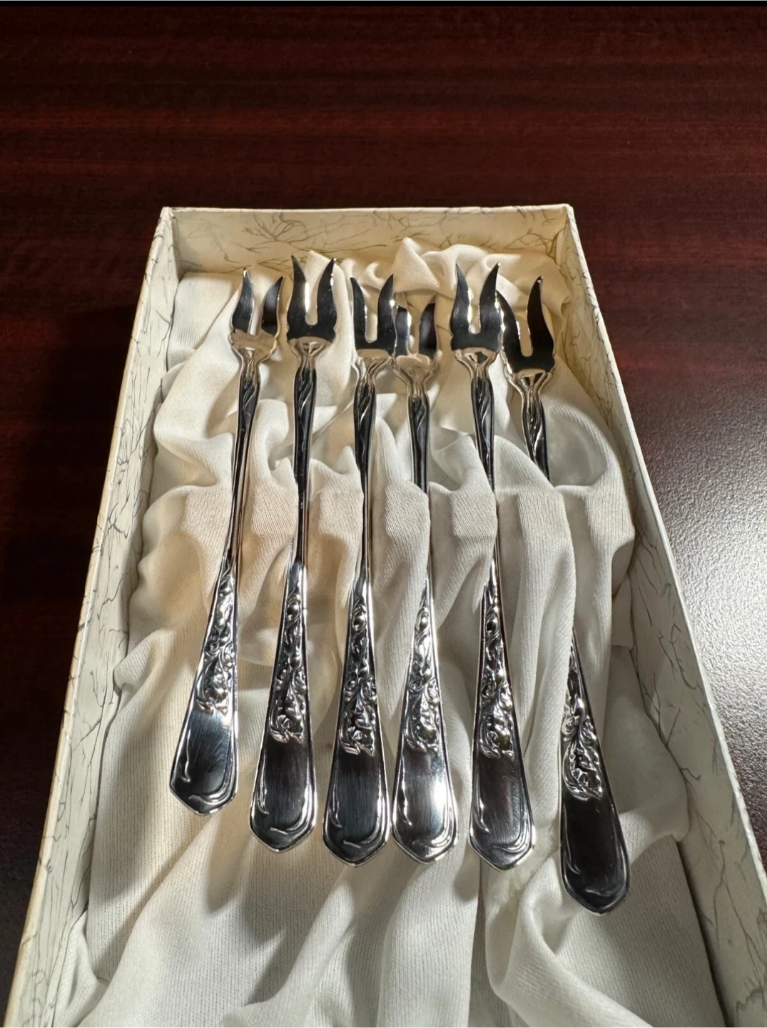 Plata Elegante Pesa Silver Plate Forks Set - photo 2