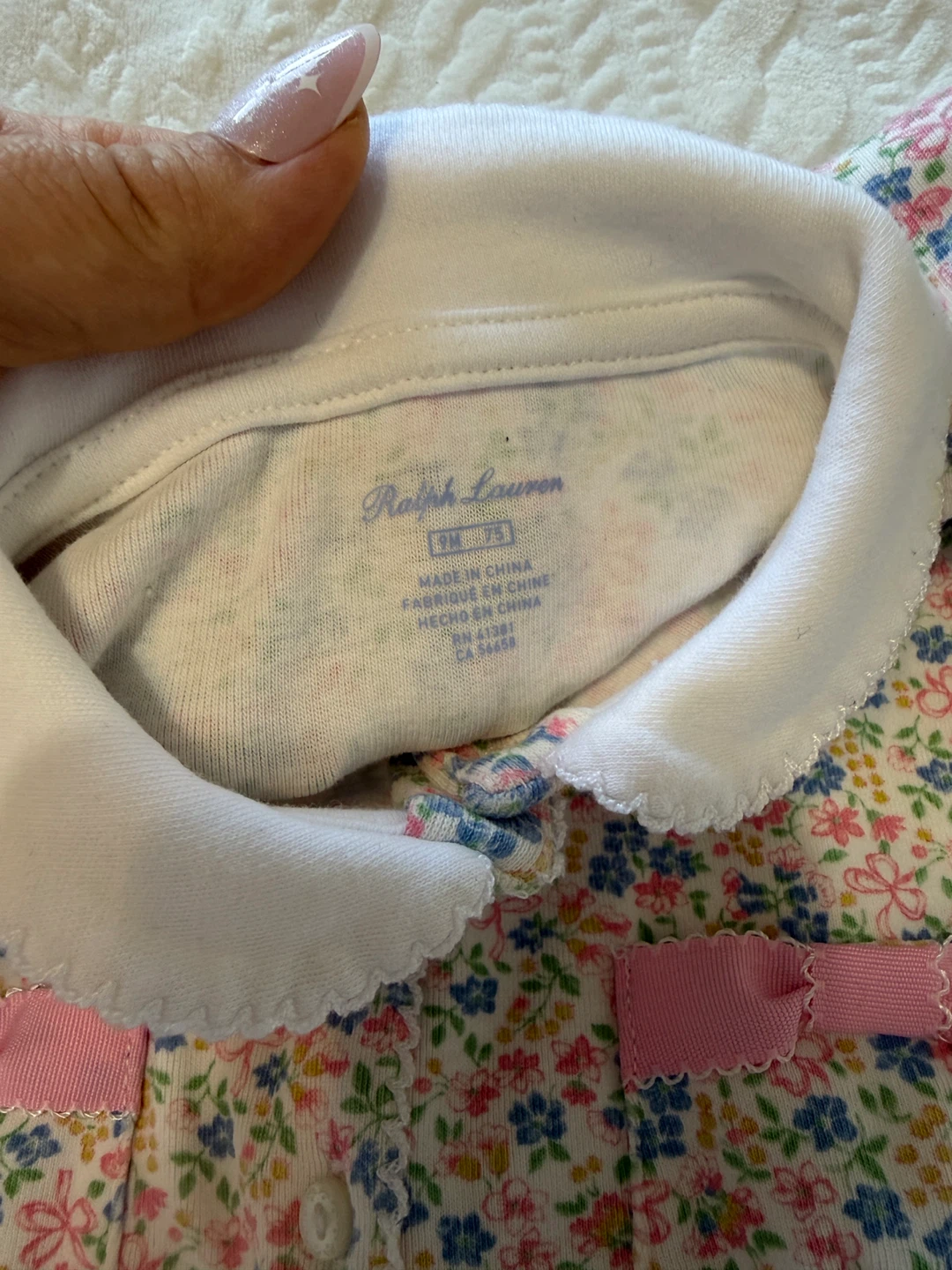 Ralph Lauren Floral Romper - 9M - photo 2