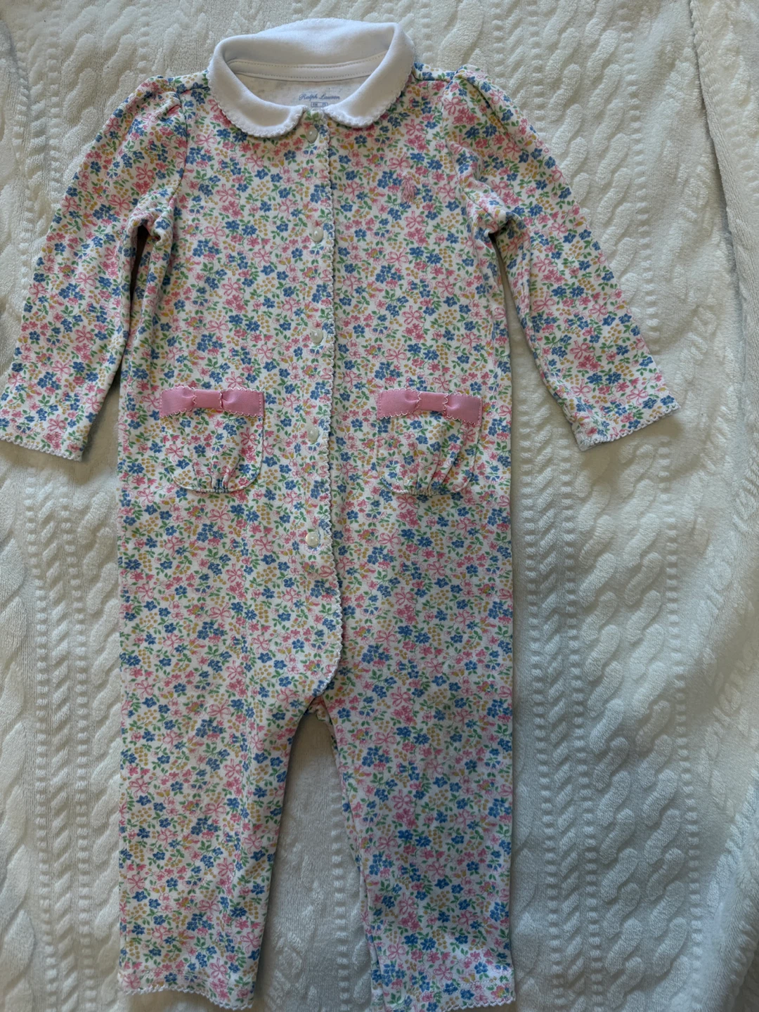 Ralph Lauren Floral Romper - 9M
