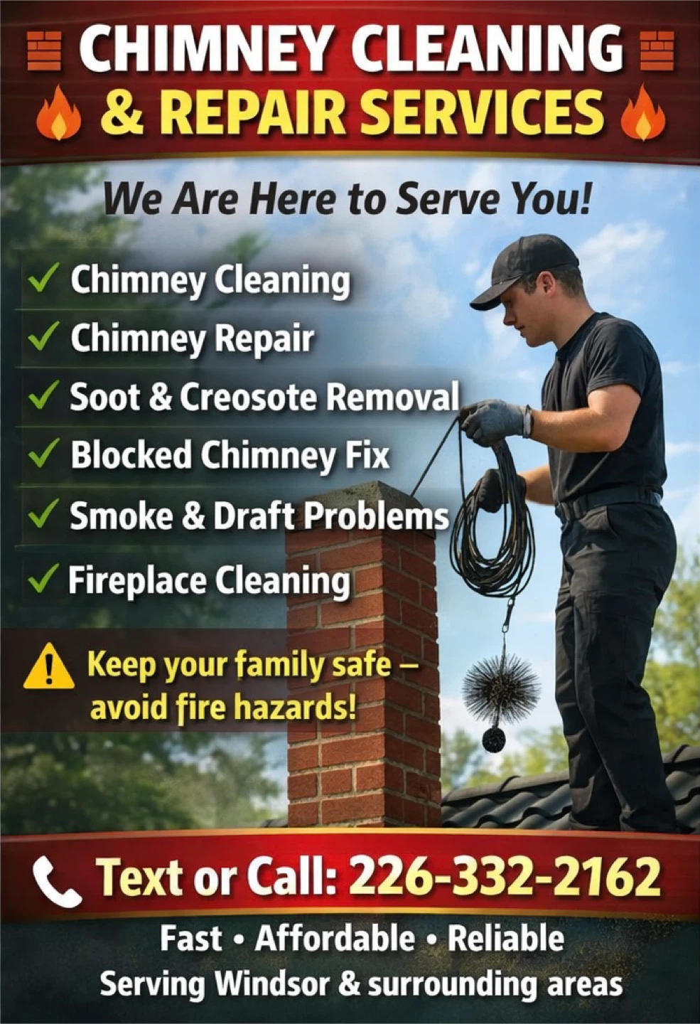 🧱🔥 CHIMNEY CLEANING & REPAIR SERVICES 🔥🧱