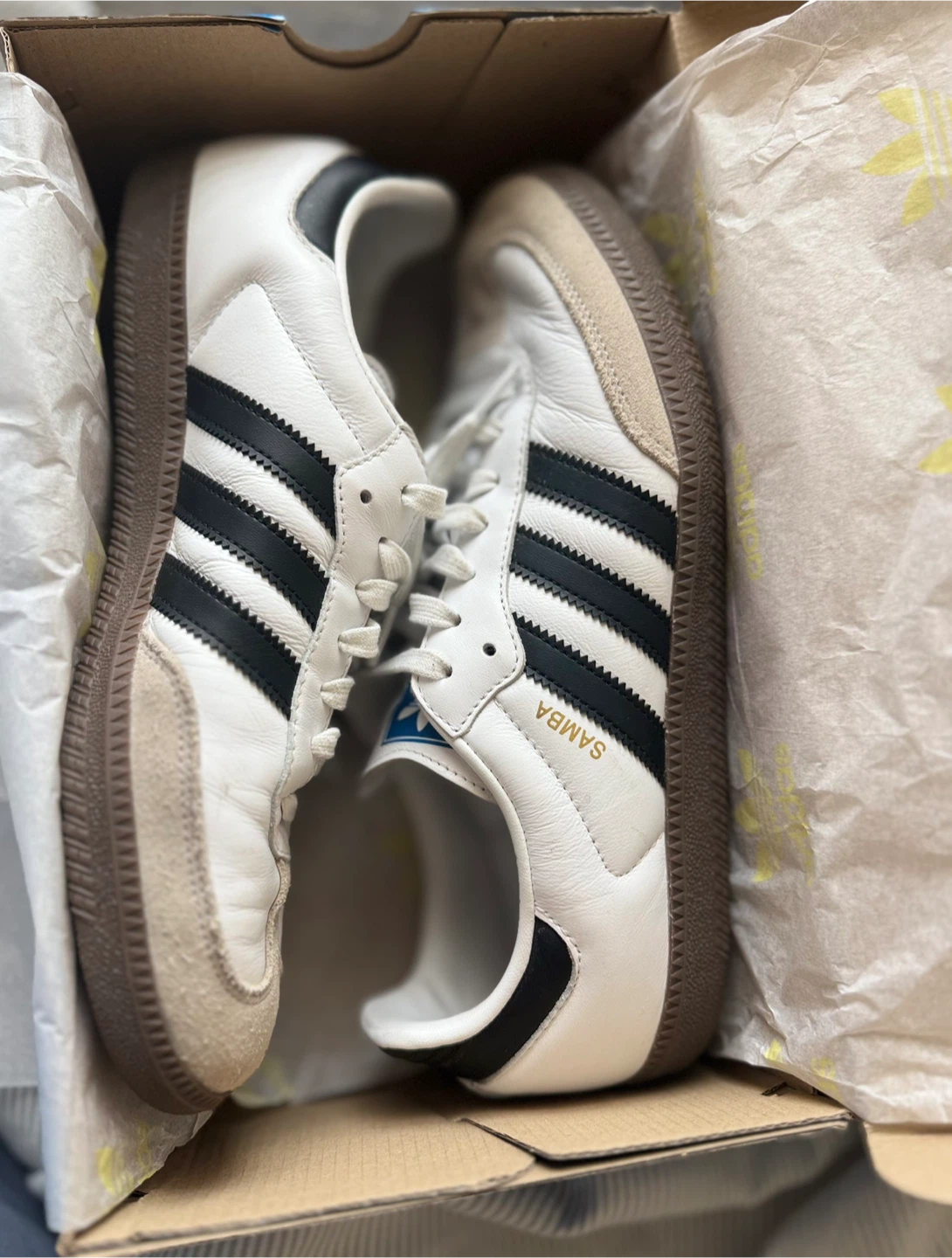 Adidas Samba White/Black Sneakers - photo 2
