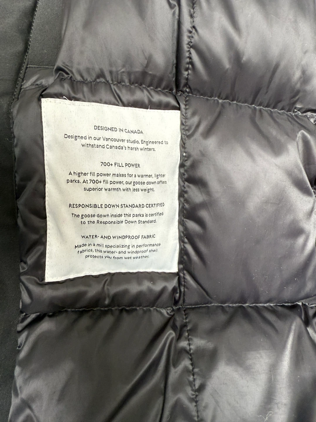 Wilfred Cocoon Parka - Size S - Black - photo 5