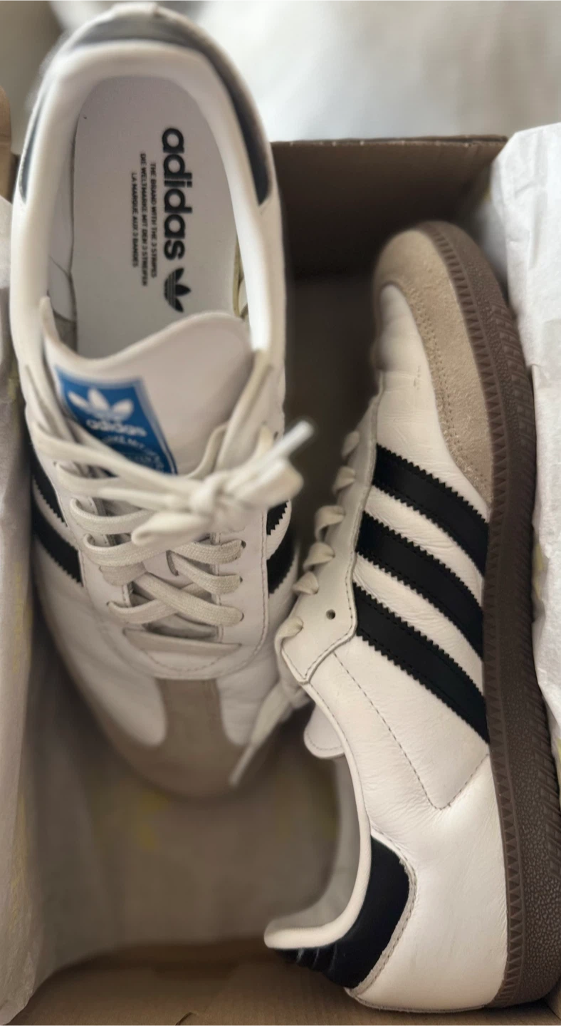 Adidas Samba White/Black Sneakers