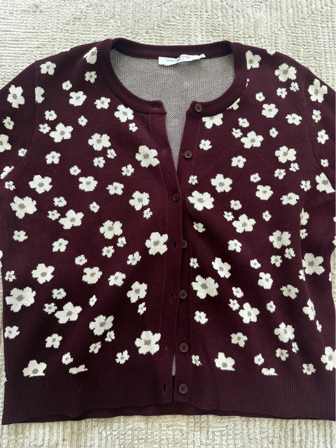 Contemporaine Floral Cardigan - Size M - photo 2