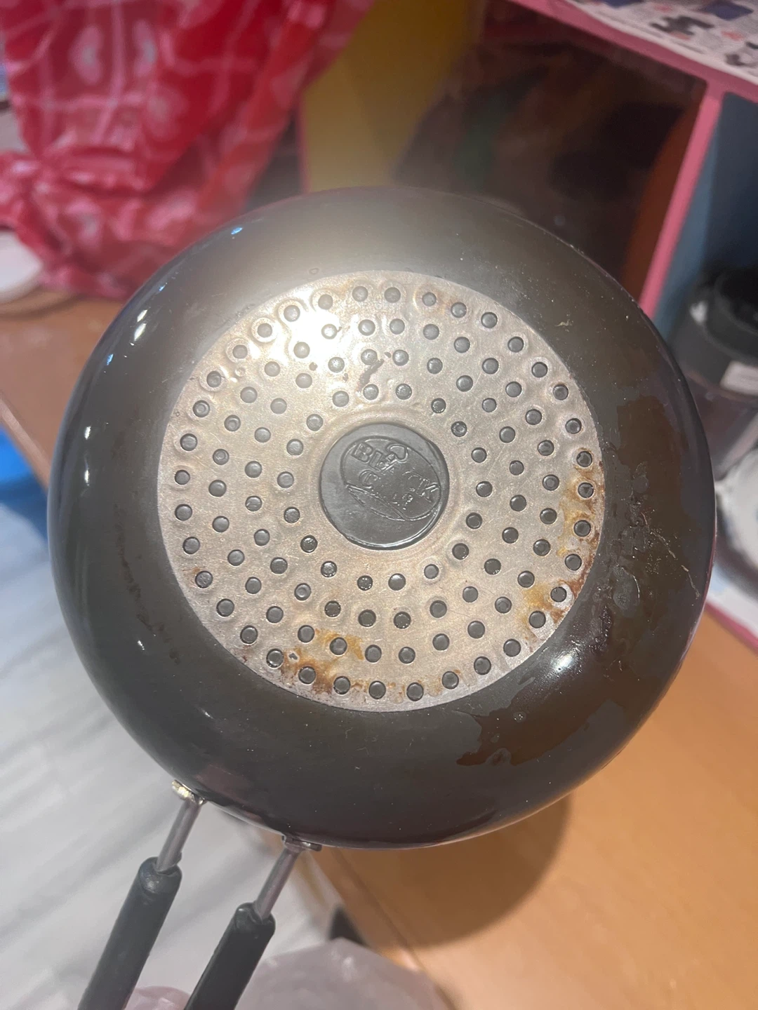 Used frying pan