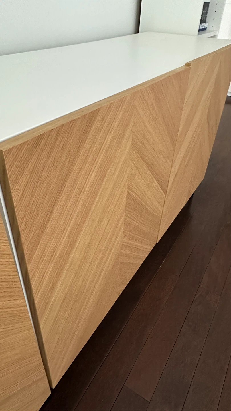 IKEA Besta Storage Cabinet - Oak/White - photo 3