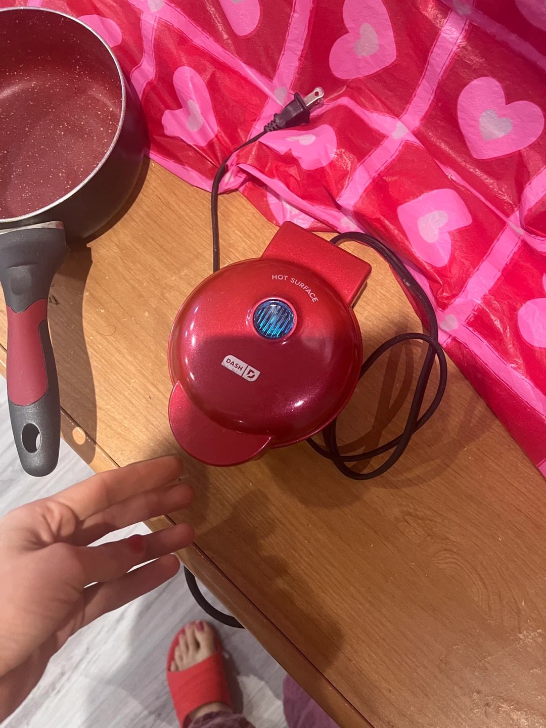 DASH Mini Gingerbread Waffle Maker