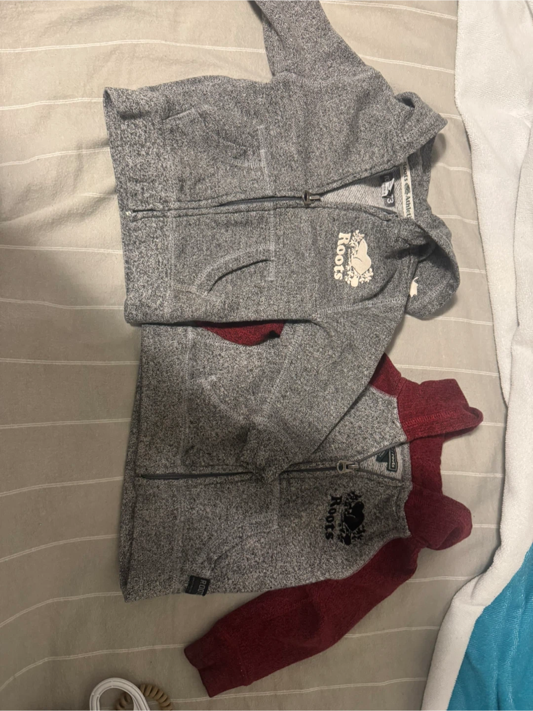 Roots Baby Zip-Up Hoodies, Size 12-18