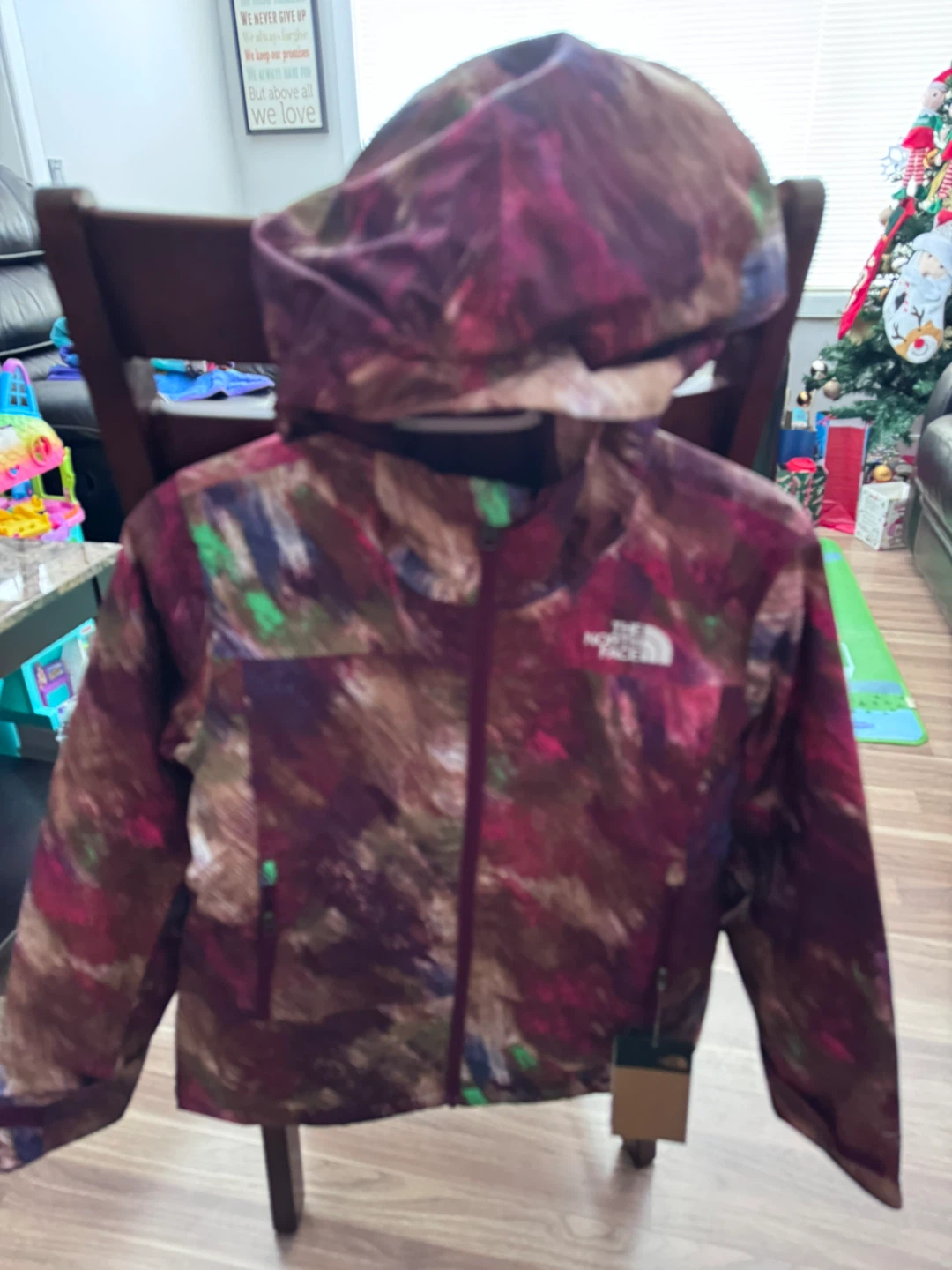 The North Face G Freedom Jacket - Burgundy, Size L - photo 3
