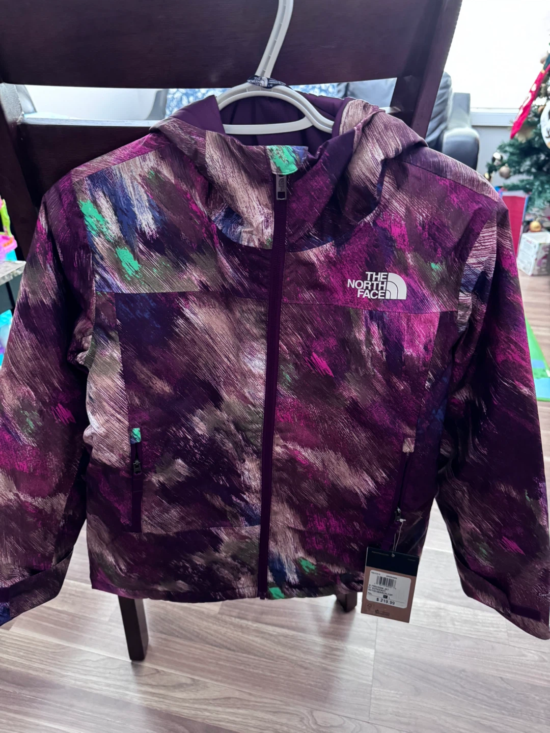 The North Face G Freedom Jacket - Burgundy, Size L