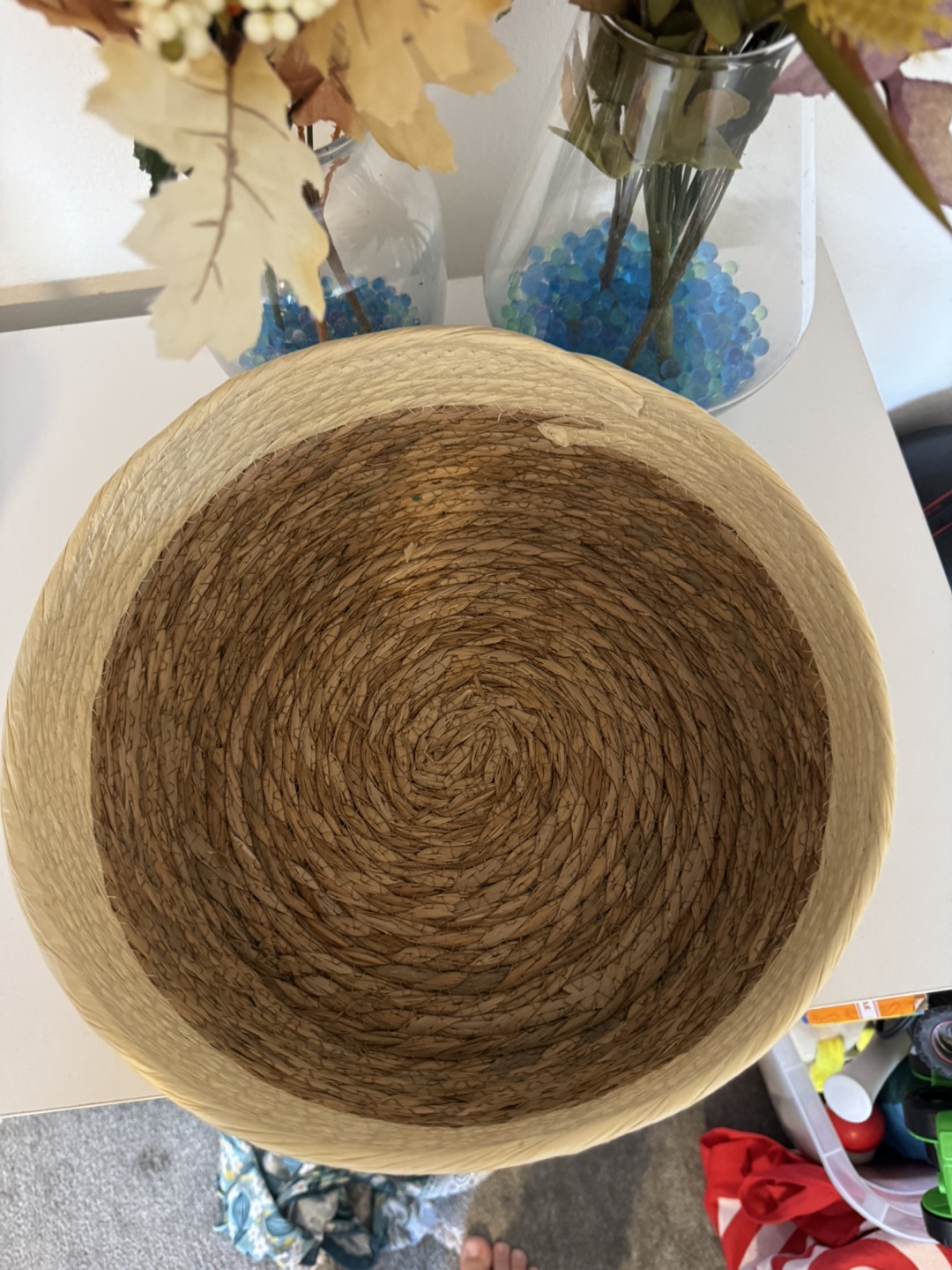 Woven Basket - Beige & Brown - photo 2
