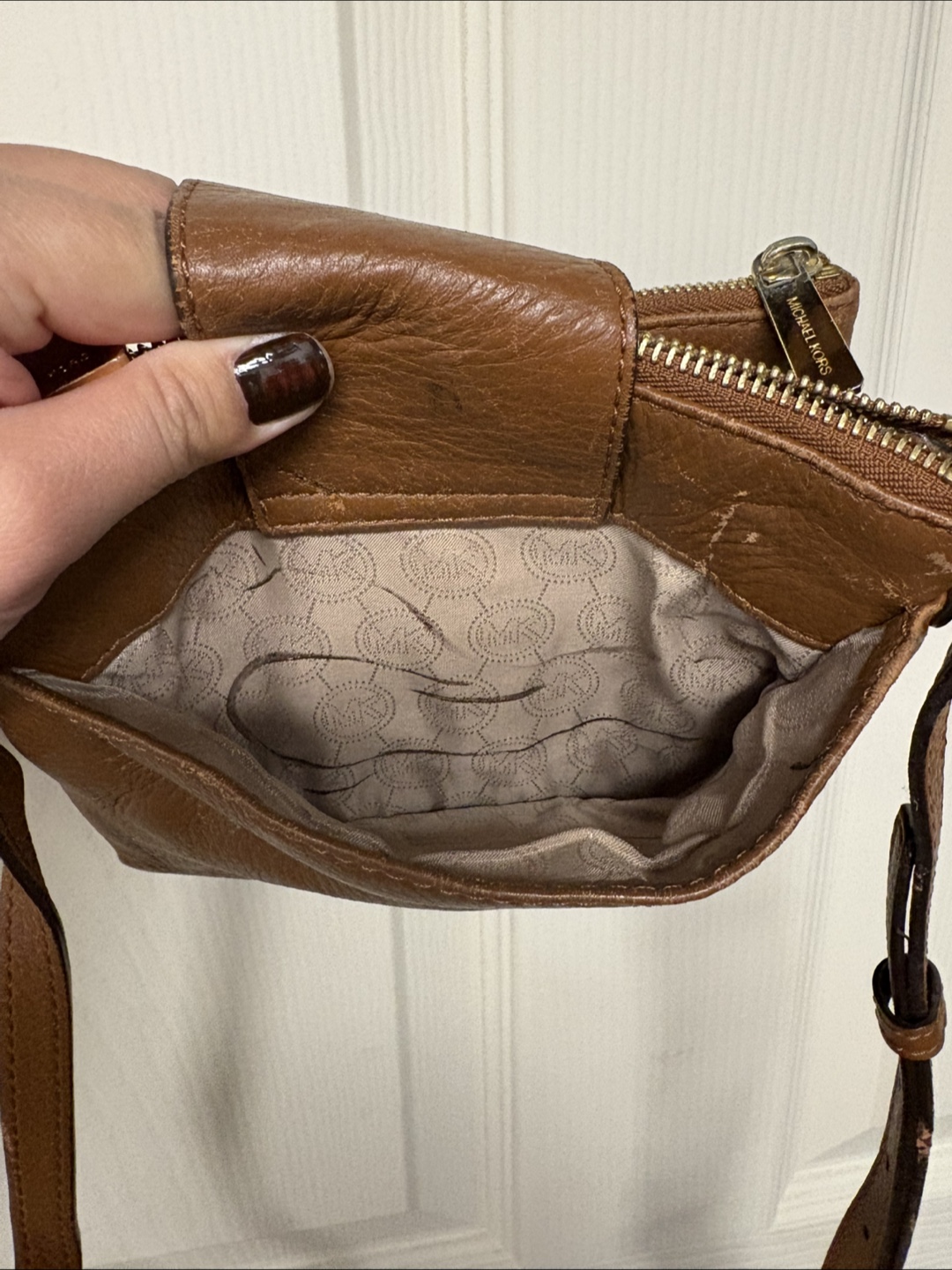 Michael Kors Brown Leather Crossbody Bag - photo 5