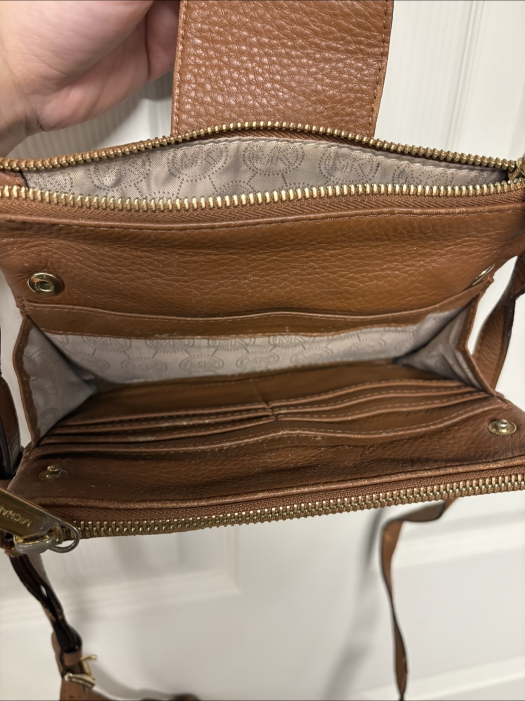 Michael Kors Brown Leather Crossbody Bag - photo 3