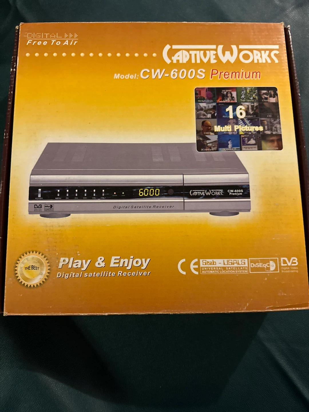 Captive Works CW-600S Premium Digital Satellite Receiver