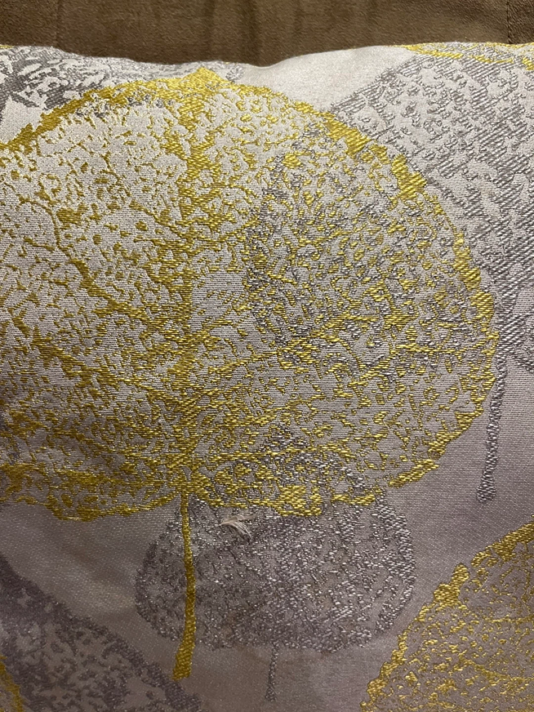 Decorative Down Filled Throw Pillow - Leaf Pattern - photo 2