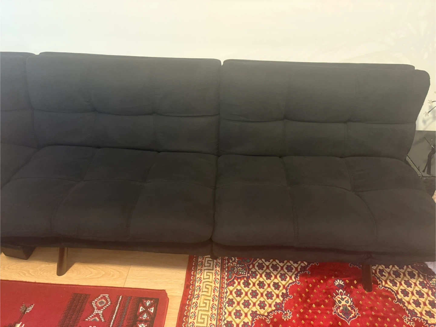 Black Futon sofa bed Couch