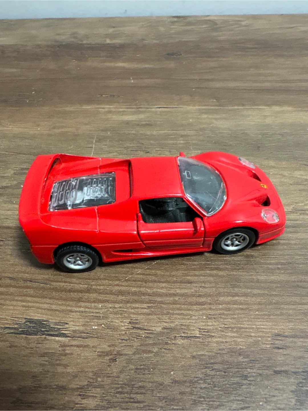 Vintage Red Ferrari F50 Diecast Model Car scale 1.39 - photo 3