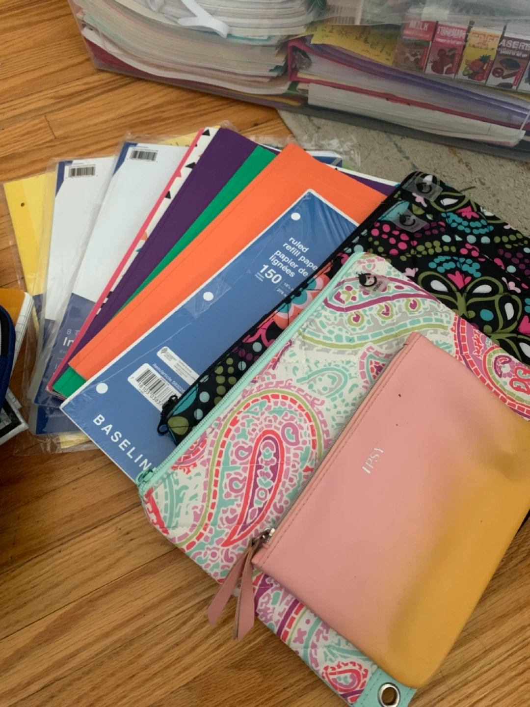 Mixed Stationery Lot - Notebooks, Folders, Pens