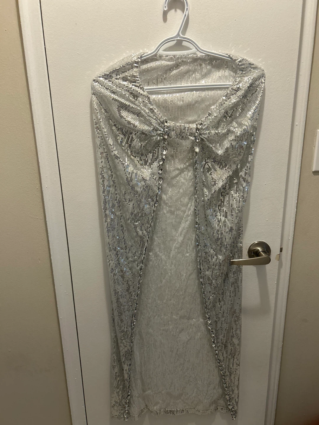 Sequin Embellished Silver Costume Set - photo 3